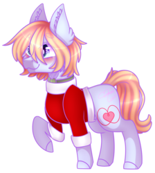 Size: 1493x1670 | Tagged: safe, artist:honeybbear, oc, oc only, oc:shiro, earth pony, pony, blushing, clothes, male, raised hoof, simple background, solo, stallion, sweater, transparent background