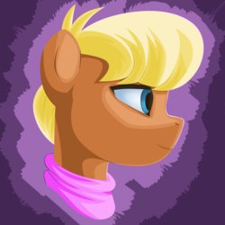 Size: 1920x1920 | Tagged: safe, artist:zaid val'roa, ms. harshwhinny, pony, g4, bust, color, female, solo