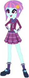 Size: 202x542 | Tagged: safe, artist:ra1nb0wk1tty, sunny flare, equestria girls, g4, my little pony equestria girls: friendship games, adoraflare, clothes, crystal prep academy uniform, cute, female, hand on hip, school uniform, shoes, simple background, skirt, socks, solo, transparent background