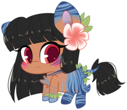 Size: 400x349 | Tagged: safe, artist:riouku, oc, oc only, oc:lilya, pony, chibi, commission, simple background, solo, transparent background