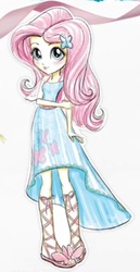 Size: 300x581 | Tagged: safe, fluttershy, equestria girls, g4, my little pony equestria girls: better together, female, solo
