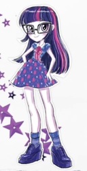 Size: 286x558 | Tagged: safe, sci-twi, twilight sparkle, equestria girls, g4, my little pony equestria girls: better together, female, solo