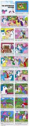 Size: 639x2768 | Tagged: safe, applejack (g1), baby blossom, baby moondancer, bow tie (g1), confetti (g1), firefly, gusty, lemon drop, majesty, moondancer (g1), peachy, posey, spike (g1), comic:my little pony (g1), g1, official, adult fear, boon, bow, cage, captured, comic, cottage, dame nature, female, flower, magic mirror, moonflower, painting, picture, quest, style change, tail bow, the mysterious picture, wish, zelda the witch
