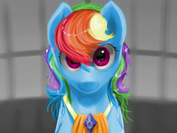 Size: 1024x768 | Tagged: safe, artist:chickhawk96, artist:skittle_cuddler, edit, rainbow dash, pegasus, pony, g4, :3, clothes, colored, cute, dress, female, looking at you, solo