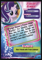 Size: 709x1013 | Tagged: safe, starlight glimmer, g4, my little pony: the movie, card, collector card