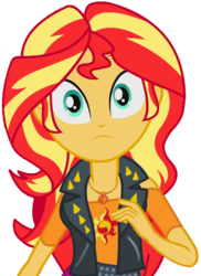 Size: 1453x1999 | Tagged: safe, artist:thebarsection, sunset shimmer, equestria girls, equestria girls series, g4, clothes, female, geode of empathy, simple background, solo, transparent background