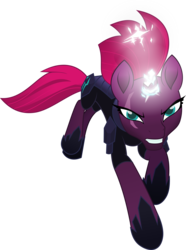 Size: 5020x6746 | Tagged: safe, artist:jhayarr23, tempest shadow, pony, unicorn, g4, my little pony: the movie, absurd resolution, armor, broken horn, eye scar, female, horn, mare, scar, simple background, solo, sparking horn, transparent background, vector