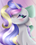 Size: 1024x1292 | Tagged: safe, artist:winnta, oc, oc only, oc:lilac, pony, unicorn, bow, bust, female, hair bow, mare, portrait, solo