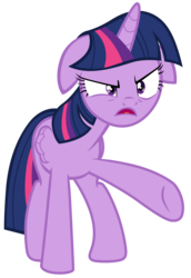 Size: 7000x10200 | Tagged: safe, artist:tardifice, twilight sparkle, alicorn, pony, g4, once upon a zeppelin, absurd resolution, angry, ears back, female, furious, mare, simple background, solo, transparent background, twilight sparkle (alicorn), vector