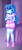 Size: 700x1600 | Tagged: safe, artist:queentigrel, sonata dusk, equestria girls, g4, my little pony equestria girls: rainbow rocks, adorasexy, alternate hairstyle, breasts, busty sonata dusk, cleavage, clothes, cute, eyes closed, female, heart, heart hands, pajamas, sexy, smiling, socks, solo, sonatabetes