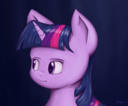 Size: 1673x1378 | Tagged: safe, artist:pexpy, twilight sparkle, pony, g4, bust, faic, female, mare, portrait, solo, woll smoth