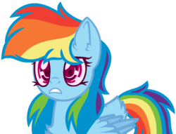Size: 962x736 | Tagged: safe, artist:bezziie, rainbow dash, pony, g4, base used, female, folded wings, mare, simple background, solo, transparent background