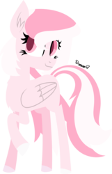 Size: 1600x2489 | Tagged: safe, artist:kiwipone, oc, oc only, oc:dove, pegasus, pony, art trade, cute, female, lineless, mare, ocbetes, simple background, solo, vector