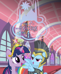 Size: 4999x6059 | Tagged: safe, artist:yourfavoritesenpai, commander hurricane, rainbow dash, twilight sparkle, pony, g4, absurd resolution, armor, big crown thingy, canterlot, female, jewelry, lesbian, regalia, ship:twidash, shipping, tiara