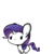 Size: 600x600 | Tagged: dead source, safe, artist:bleedshark, rarity, pony, unicorn, g4, chibi, cute, female, mare, raribetes, simple background, solo, transparent background