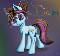 Size: 5962x5626 | Tagged: safe, artist:sloppyhooves, oc, oc only, oc:dawn, earth pony, pony, absurd resolution, blue coat, dawn, female, filly, mare, purple eyes, solo