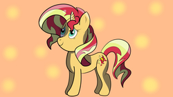 Size: 3968x2232 | Tagged: safe, artist:sonic2125, sunset shimmer, pony, unicorn, g4, female, high res, solo