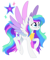 Size: 2000x2400 | Tagged: safe, artist:aegann, oc, oc only, pegasus, pony, blue eyes, female, high res, mare, multicolored mane, simple background, solo, transparent background