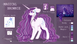 Size: 5200x3000 | Tagged: safe, artist:magicalbrownie, oc, oc only, oc:magical brownie, reference sheet, solo