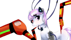 Size: 1920x1080 | Tagged: safe, artist:dashy21, oc, oc only, oc:dashy21, pony, robot, robot pony, heterochromia, simple background, solo, transparent background