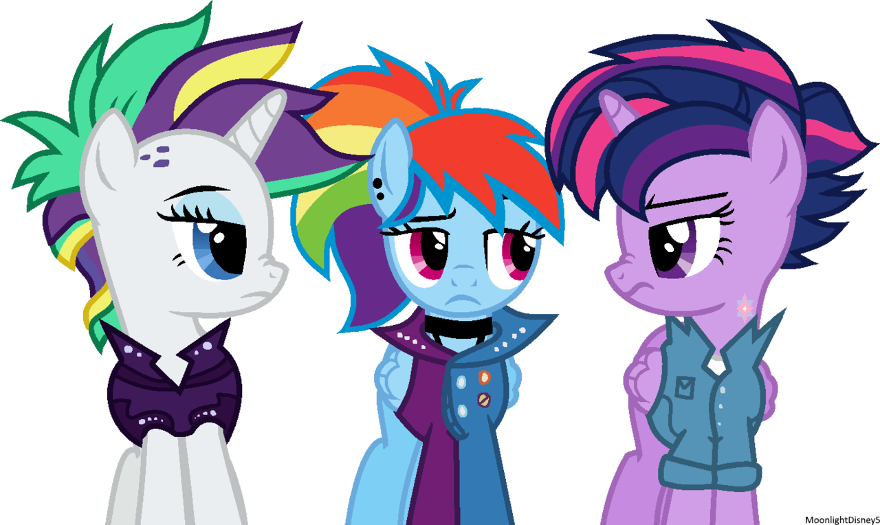 1601593 Alicorn Alternate Hairstyle Artist Moonlightdisney5 1601593 Alicorn Alternate Hairstyle Artist Moonlightdisney5 Clothes Female Mare Pegasus Pony Punk Punklight Sparkle Rainbow Dash Raripunk