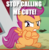 Size: 720x732 | Tagged: safe, scootaloo, g4, my little pony: friendship is magic, one bad apple, blatant lies, cute, cutealoo, denial, i'm not cute, image macro, meme, tsundaloo, tsundere