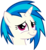 Size: 4100x4419 | Tagged: safe, artist:namelesshero2222, dj pon-3, vinyl scratch, pony, unicorn, g4, .svg available, absurd resolution, bust, female, mare, portrait, simple background, smug, solo, transparent background, vector