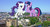 Size: 3264x1754 | Tagged: safe, artist:dashiesparkle, artist:doctor-g, artist:theotterpony, rarity, twilight sparkle, alicorn, pony, unicorn, g4, female, finland, folded wings, giant pony, highrise ponies, irl, macro, mare, mega rarity, mega twilight sparkle, megalight sparkle, open mouth, photo, ponies in real life, raised hoof, story included, twilight sparkle (alicorn)