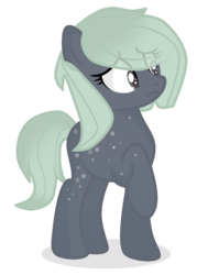 Size: 1024x1352 | Tagged: safe, artist:deerloud, oc, oc only, earth pony, pony, female, mare, raised hoof, simple background, solo, transparent background