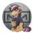 Size: 900x900 | Tagged: safe, artist:scheadar, oc, oc only, pony, unicorn, clothes, crying, hoodie, logo, male, nine inch nails, simple background, sitting, solo, transparent background