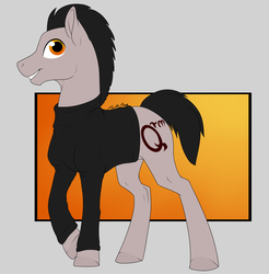 Size: 1321x1343 | Tagged: safe, artist:mythpony, oc, oc only, oc:cogito, earth pony, pony, clothes, male, solo, stallion, sweater