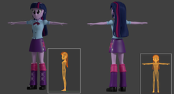 Size: 3452x1859 | Tagged: safe, artist:sindroom, twilight sparkle, equestria girls, g4, 3d, 3d model, blender, not sfm, wip