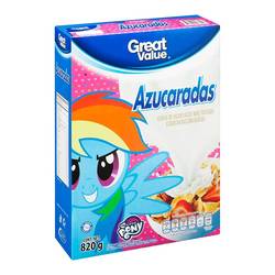 Size: 1000x1000 | Tagged: safe, rainbow dash, g4, azucaradas, box, cereal, cereal box, determined, food, great value, irl, merchandise, photo, solo, spanish, walmart