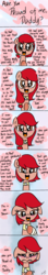 Size: 500x2814 | Tagged: safe, artist:emositecc, oc, oc only, pony, bust, comic, crying, dialogue, feels, female, filly, floppy ears, implied death, looking at you, mare, mood whiplash, open mouth, sad, smiling
