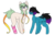 Size: 2221x1440 | Tagged: safe, artist:despotshy, oc, oc only, oc:despy, oc:noodle, earth pony, pegasus, pony, clothes, colored wings, female, mare, multicolored wings, simple background, socks, striped socks, transparent background