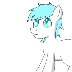 Size: 1200x1200 | Tagged: safe, artist:cappie, oc, oc only, oc:diamond frost, pony, bust, male, portrait, simple background, solo, stallion
