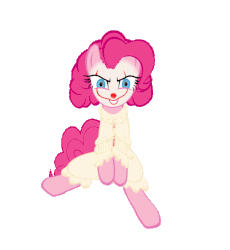 Size: 798x869 | Tagged: safe, artist:paragonaj, derpibooru exclusive, edit, pinkie pie, earth pony, pony, g4, animated, bipedal, bouncing, clothes, clown, clown nose, crossover, dancing, face paint, female, gif, it, loop, mare, pennywise, pinkiewise, red nose, rotoscope, simple background, smiling, solo, stabilized, stephen king, transparent background, wat