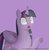 Size: 1024x1047 | Tagged: safe, artist:ponywithautname, twilight sparkle, alicorn, pony, g4, female, mare, open mouth, purple background, raised hoof, shrunken pupils, simple background, solo, standing, surprised, twilight sparkle (alicorn)