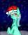 Size: 1280x1584 | Tagged: safe, artist:ponywithautname, lyra heartstrings, pony, unicorn, g4, christmas, colored pupils, female, hat, holiday, looking at you, mare, rearing, santa hat, snow, solo