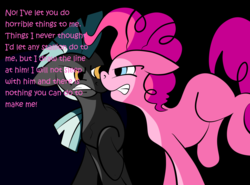 Size: 2200x1632 | Tagged: safe, artist:justanotherponyartblog, pinkie pie, thunderlane, earth pony, pegasus, pony, g4, angry, argument, female, just another pony art blog, male, mare, missing cutie mark, stallion, threat