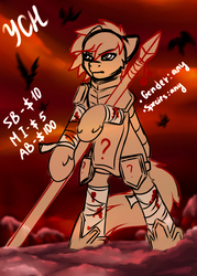 Size: 2142x3000 | Tagged: safe, artist:fkk, oc, oc only, auction, commission, high res, solo, war, your character here