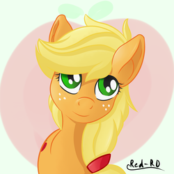 Size: 1800x1800 | Tagged: safe, artist:red-rd, applejack, earth pony, pony, g4, female, mare, solo