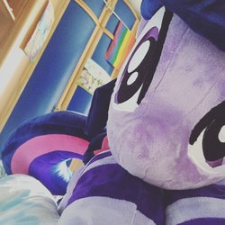 Size: 2048x2048 | Tagged: safe, artist:epicrainbowcrafts, twilight sparkle, g4, clothes, high res, irl, photo, plushie, socks, striped socks