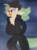 Size: 2550x3456 | Tagged: safe, artist:saveraedae, captain celaeno, bird, ornithian, anthro, g4, my little pony: the movie, cloud, female, high res, serious, serious face, solo, storm king's messenger outfit, wind