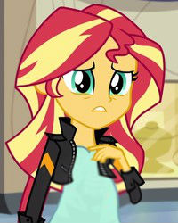 Size: 200x250 | Tagged: safe, edit, edited screencap, screencap, sunset shimmer, comic:a new change, equestria girls, g4, my little pony equestria girls: friendship games, anatomically incorrect, female, pregnant, pregnant edit, solo, teen pregnancy