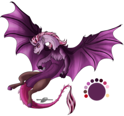 Size: 1125x1053 | Tagged: safe, artist:bijutsuyoukai, oc, oc only, oc:madness spiral, draconequus, hybrid, curved horn, draconequus oc, horn, interspecies offspring, offspring, parent:discord, parent:tempest shadow, parents:tempestcord, simple background, solo, transparent background