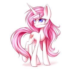 Size: 1600x1495 | Tagged: safe, artist:snowbunny0820, oc, oc only, oc:merry shen, pony, unicorn, eye clipping through hair, female, mare, simple background, solo, transparent background