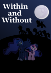 Size: 2059x2912 | Tagged: safe, artist:oceanbreezebrony, applejack, fluttershy, pinkie pie, princess luna, rainbow dash, rarity, twilight sparkle, pony, fanfic:within and without, g4, fanfic, fanfic art, female, high res, mane six, mare, show accurate