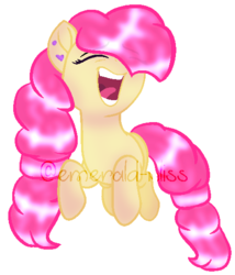 Size: 460x538 | Tagged: safe, artist:emerald-bliss, oc, oc only, oc:bubble pop, earth pony, pony, female, mare, simple background, solo, transparent background