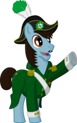 Size: 757x1216 | Tagged: safe, artist:malte279, oc, oc only, oc:word twister, earth pony, pony, cufflinks, cuffs (clothes), free to use, hat, pirate hat, simple background, transparent background, vector